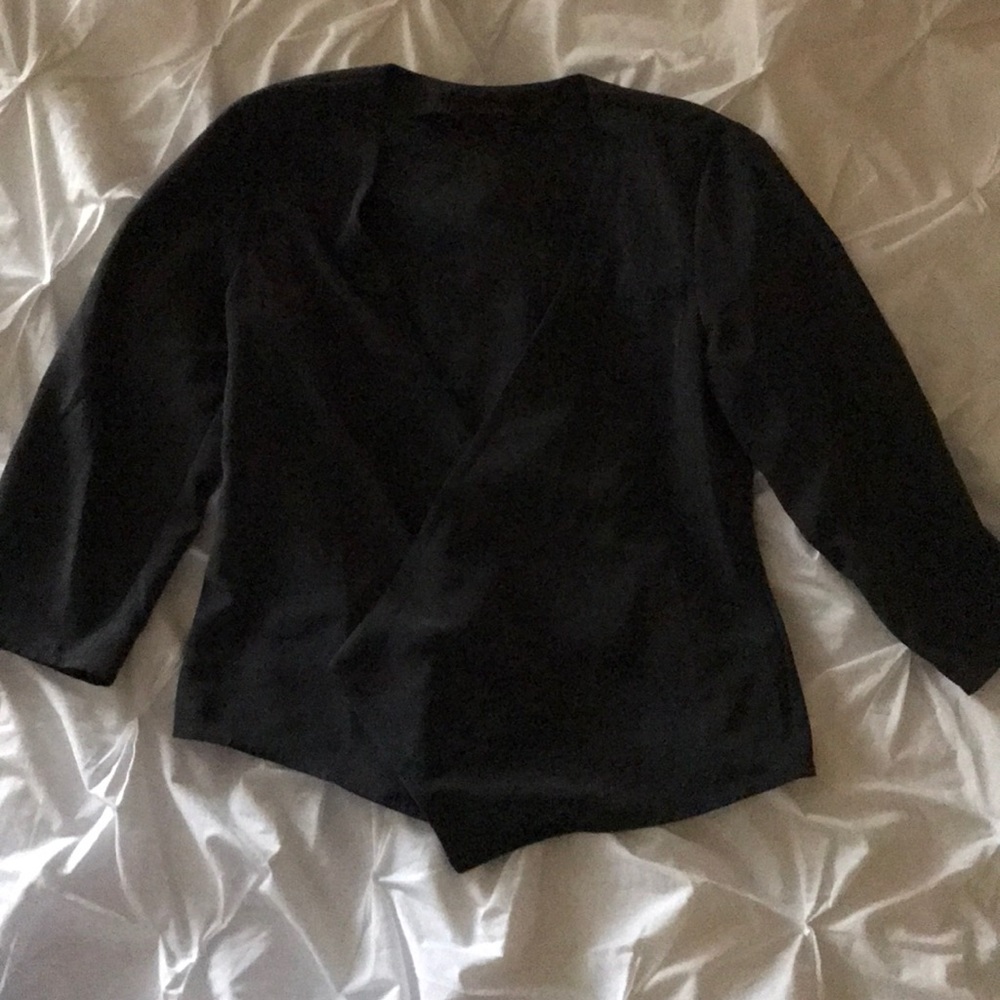 The limited jacket blouse. Dark gray. Small